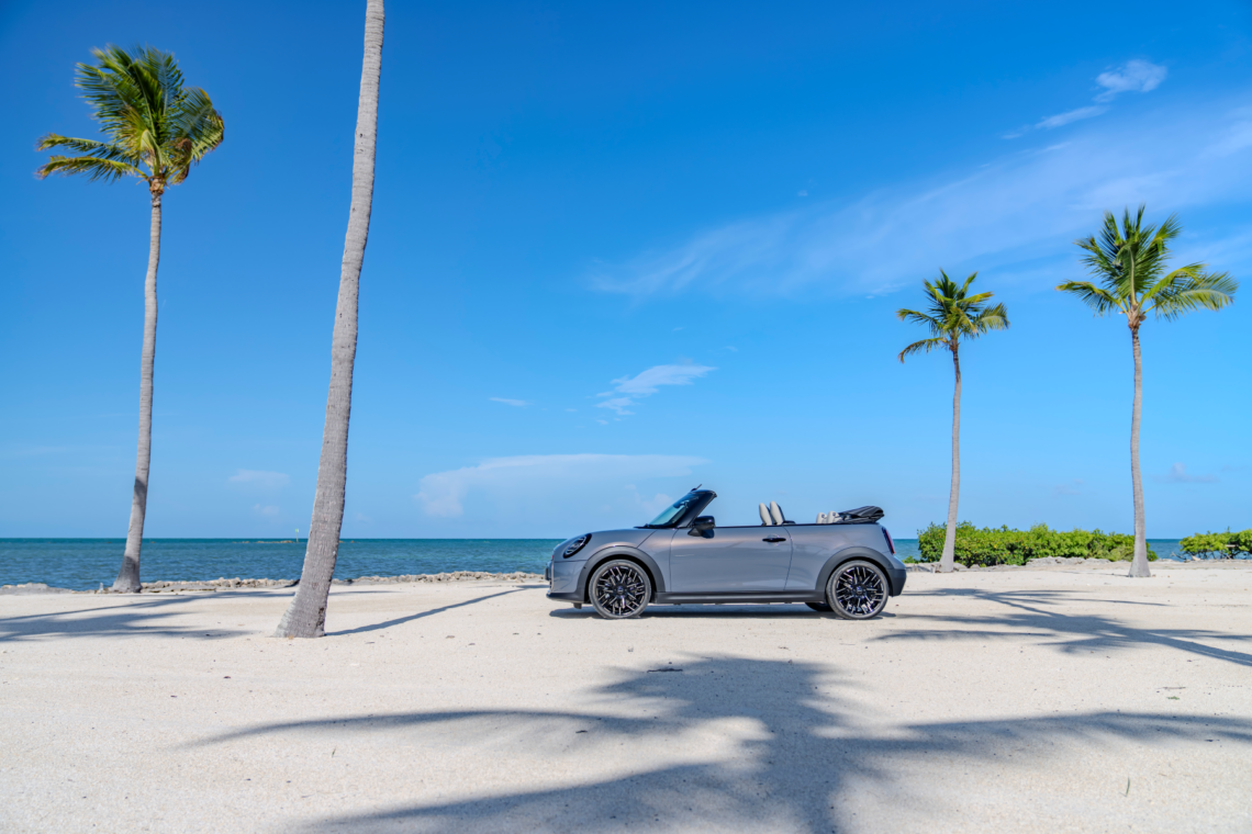 2026 MINI Cooper Convertible at the beach